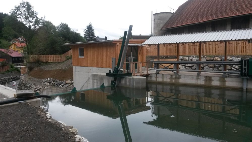 Kraftwerk Arndorfermühle an der Laming
