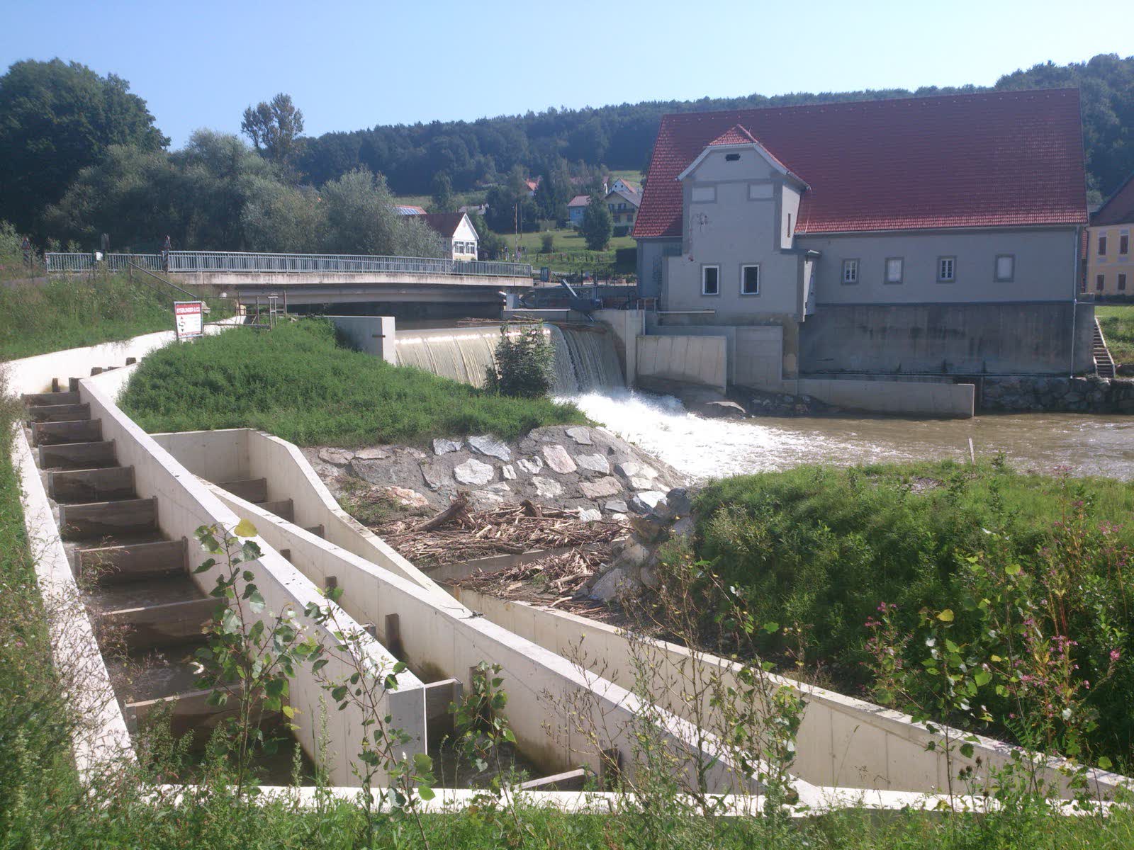 Kraftwerk Eichermühle an der Raab